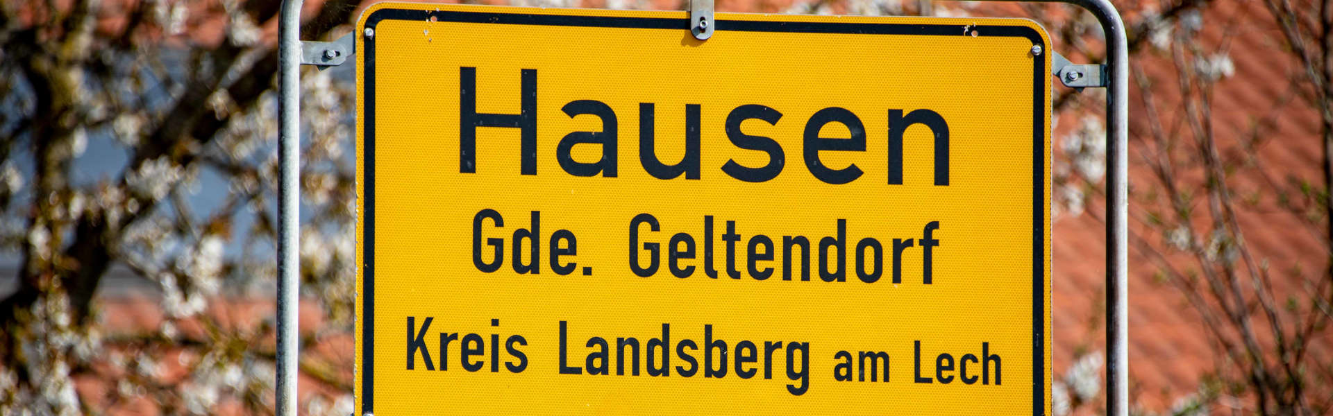 Ortsschild Hausen