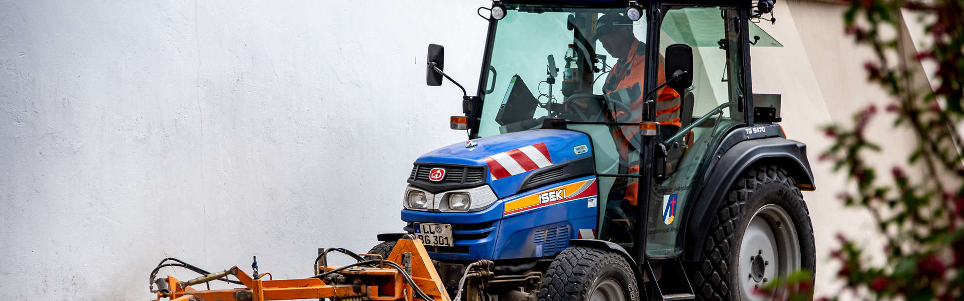 Bauhof Mitarbeiter im Einsatz