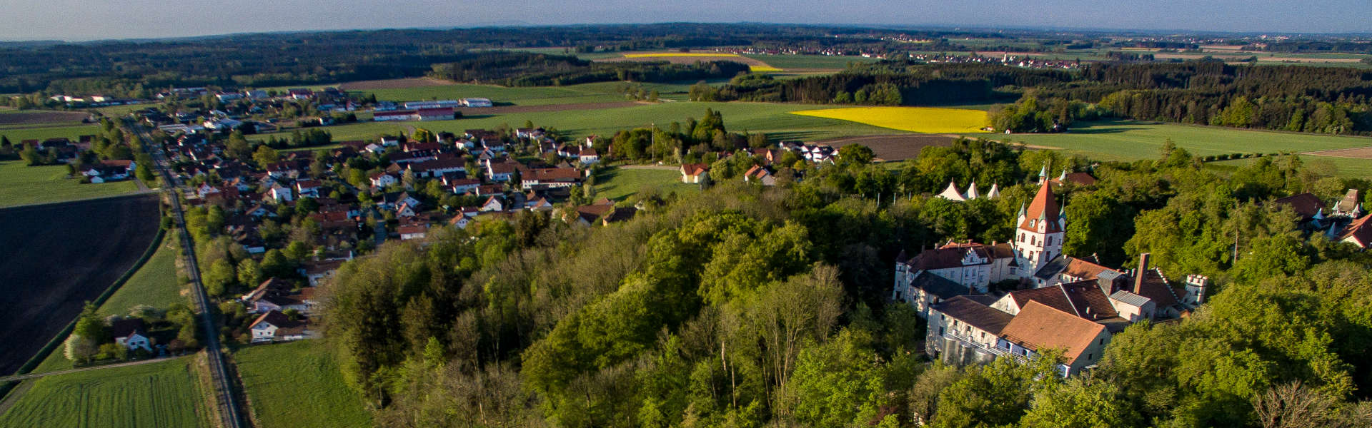 Kaltenberg von Oben mit Schloss