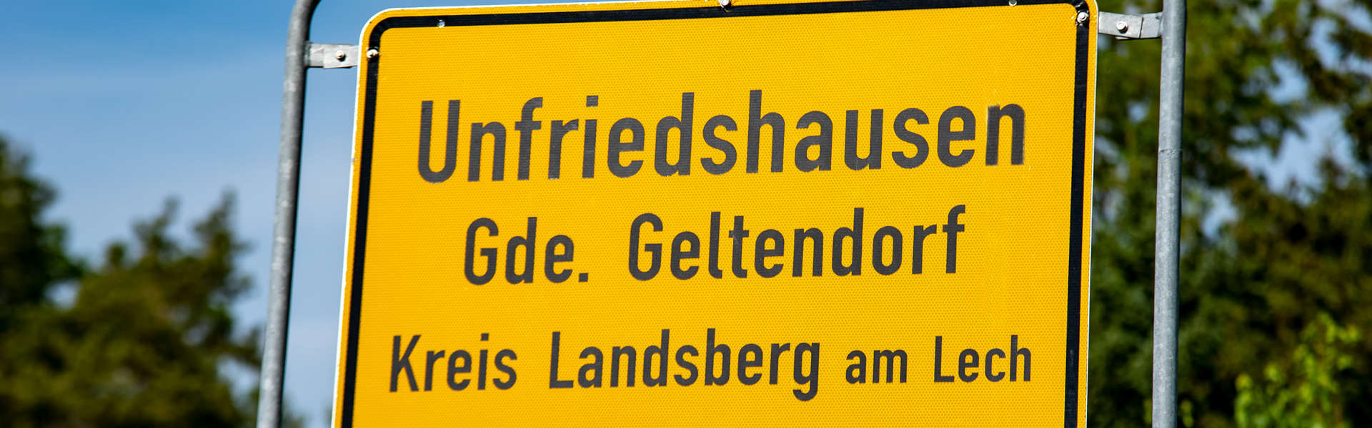 Ortsschild Unfriedshausen
